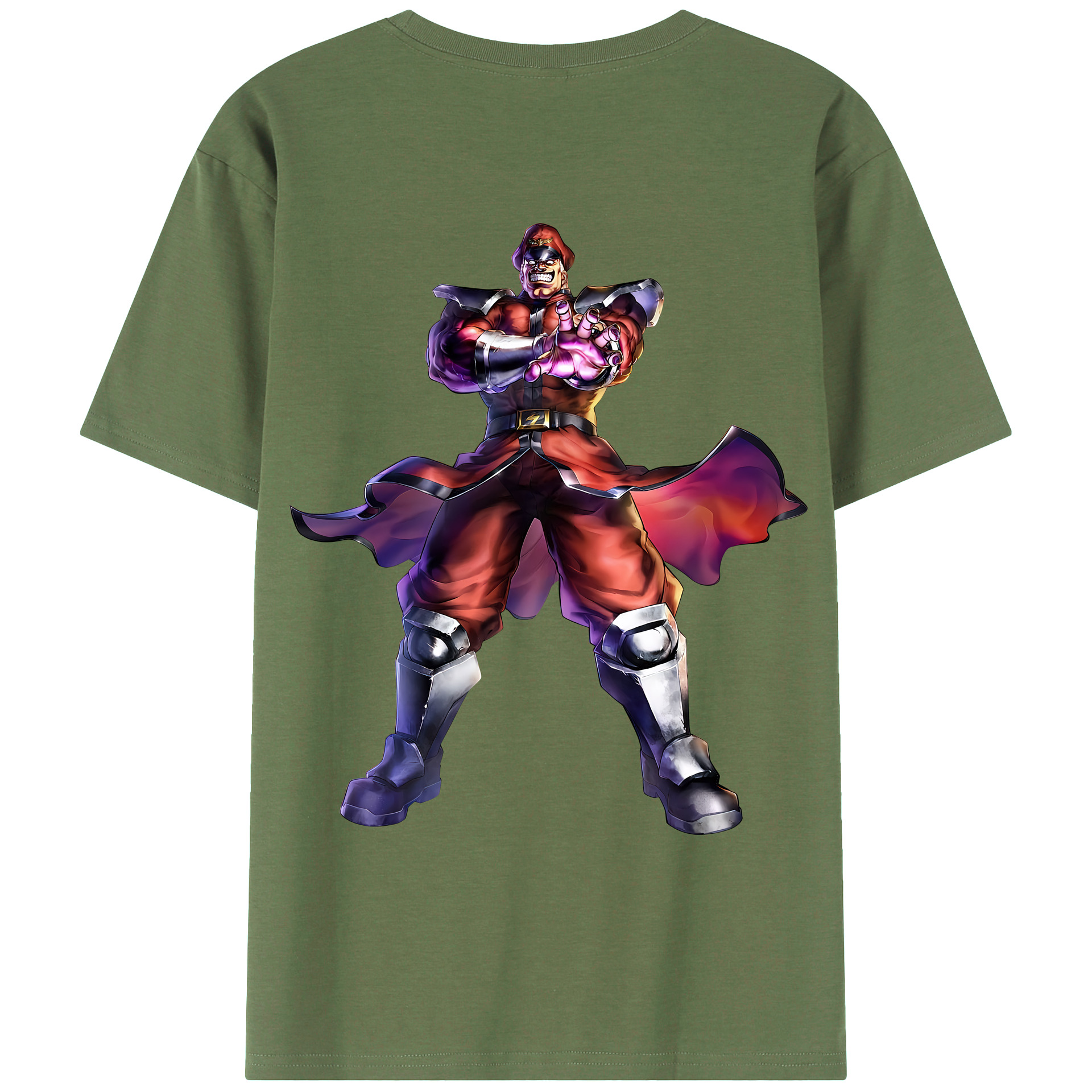（画像用） 北斗の拳 Fist of the North Star 綿100％ メンズ半袖Tシャツ（バックプリント） 通気性